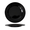 black melamine tableware