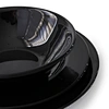 black melamine tableware